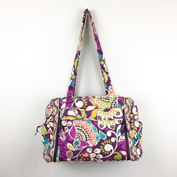 vera bradley diaper bag with changing pad